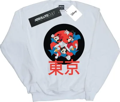 Produktbild von Disney - "Team Huddle" Sweatshirt für Damen BI28272 (S) (Weiß)