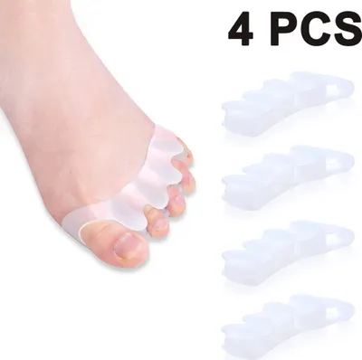 Produktbild von Zehenspreizer Für Überlappende Zehen, 1 Stück, Weiches Silikon, Hammerzehenkorrektor Für Hallux Valgus, Zur Täglichen Korrektur Und Vorbeugung