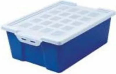 Immagine prodotto di Cassetta multiuso in polipropilene blu Faibo da 14 litri