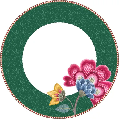 Produktbild von PIP STUDIO Fantasy Green Frühstücksteller 21cm