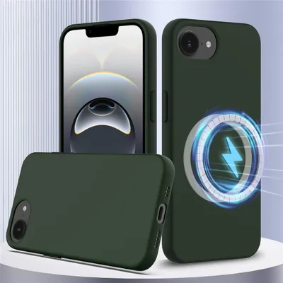Produktbild von iPhone 16e / 17e Hülle - Coverup Liquid Colour Back Cover - MagSafe Compatible - Grün