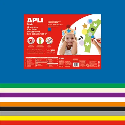 Obrázek produktu pro Pěnovka 400 x 600 mm - mix barev 10 ks