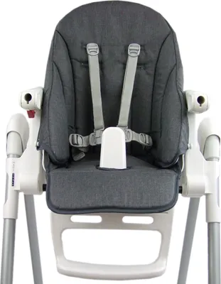 Produktbild von BAMBINIWELT Ersatzbezug, Sitzkissen, Bezug für Peg Perego Zero3 und Siesta MELIERT dunkelgrau