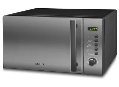 Produktbild von Sogo HOR-SS-855 Mikrowelle, Glasdekor, 700 Watt, 20 l Volumen, 44 cm Breite, Grillfunktion