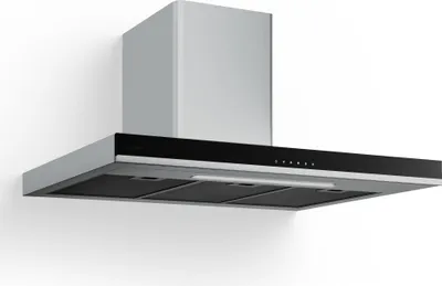 Produktbild von Klarstein Verosteel Dunstabzugshaube 90cm - 881,6 m³/h, A++ , Touch-Bedienung, LED, Edelstahl & Glas, 3+Boost Stufen, leise, spülmaschinenfester Filter, abzugshaube