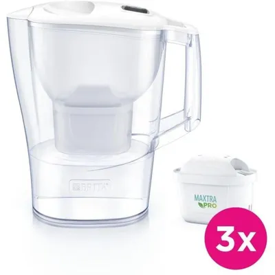 Zdjęcie produktu dla Karafka filtrująca Brita Aluna White 2,4 litra