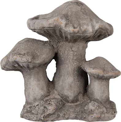 Immagine prodotto di Fungo decorativo Clayre & Eef 16x12x15 cm pietra grigia