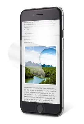 Produktbild von 3M Blend- und Displayschutzfolie für Apple® iPhone® 6/6S, Apple, iPhone 6, Trockene Anwendung, Kratzresistent, Transparent, 1 Stück(e)