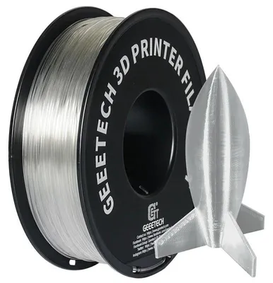 Obrázok produktu pre Filament pre 3D tlačiarne, materiál PLA, vysoká pevnosť, priehľadný