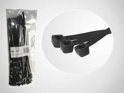 Image de Rubans de serrage 200/4,0 NOIR, 100pcs