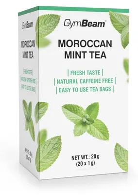 Immagine prodotto di GymBeam - Tè alla menta marocchino, 20 bustine da 1 g
