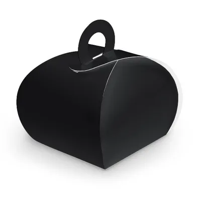 Produktbild von itenga Geschenkbox mit Griff schwarz aus Karton