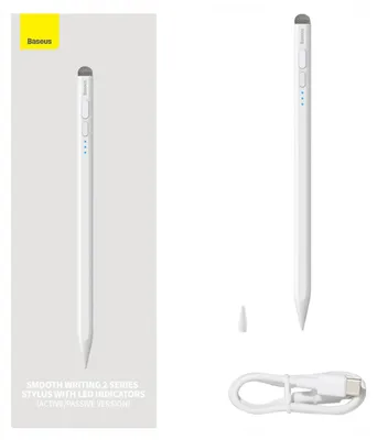 Obrázek produktu pro Baseus SXBC060302, Tablet, Apple, Bílá, iPad Pro 11 (2020) iPad Pro 12.9 (2020) iPad Air (2020) iPad mini (2021) iPad Pro 12.9 (2021) iPad..., Bílá, Hliník, Plast