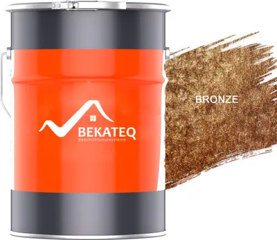 Produktbild von Hammerschlaglack 2,5L Bronze Hammerschlagfarbe Metallschutzlack Metall-Schutzlack Rostschutzlack Strukturlack Effektlack