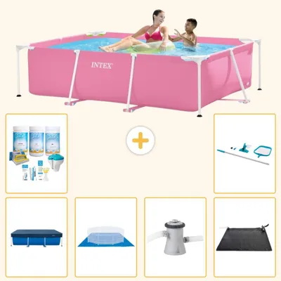 Obrázek produktu pro Obdélníkový bazén s rámem - 220x150x60 cm - 7 dílů, model SCB97