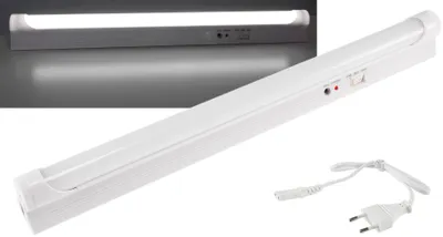 Produktbild von ChiliTec 21482 LED Notleuchte "CTNL-90 SMD-UB" Lithium Akku 2x 3,7V/2,2Ah, 9W, 40x4x3cm