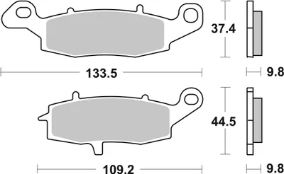 Immagine prodotto di Pastiglie freno SBS 920LS (set per disco) Street Sinter