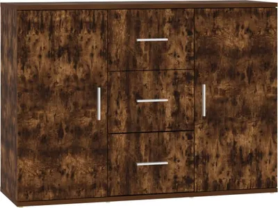Obrázok produktu pre vidaXL Príborník údený dub 91x29,5x65 cm odvodený výrobok z dreva