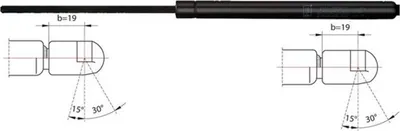 Produktbild von METZGER 2110446 Gasfeder Heckklappendämpfer passend für PEUGEOT 407 SW (6E) 376mm