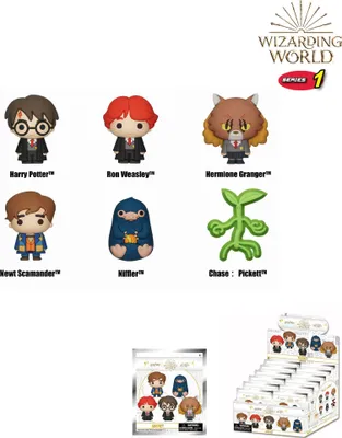 Produktbild von Wizarding World 3D Magnete Series 1 Display (12)