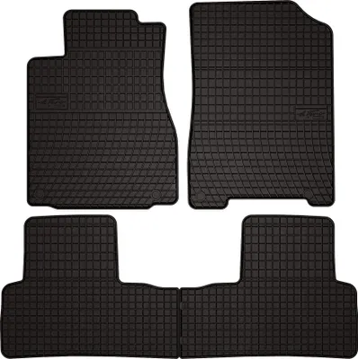 Immagine prodotto di Tappetini auto in gomma adatto per Honda CR-V IV (2011-2018, SUV) neri, set 4 pz, con fissaggi