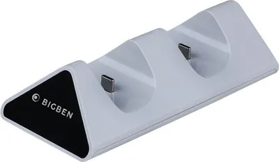 Produktbild von BIG BEN PS5DUALCHARGERV2, Andockstation, PlayStation 5, Schwarz, Weiß, CE, 92 mm, 35 mm