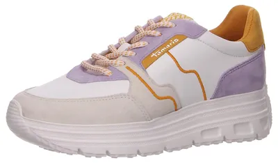 Produktbild von Tamaris Sporthalbschuhe Formsohle modisch in weiss/weiss kombi, Gr. 41