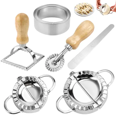 Ravioli-Vormset, 7-teilig, Edelstahl, für Ravioli & Dumplings