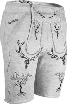 Zdjęcie produktu dla Męskie spodnie do biegania Trachten PAULGOS - Design Trachten Lederhose - JOK6 - dostępne w 3 kolorach - rozmiar S - 5XL