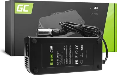 Produktbild von Green Cell® Ladegerät Netzteil (54.6V 4A 218W) für Haibike KTM Kalkhoff Flyer Cube Focus Giant Bergamont Ghost Trek Gazelle Winora Specialized 48V Ebike Akku Batterie (XLR 3 Pin Stecker)