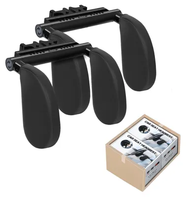 Zdjęcie produktu dla Omgoods - Regulowana poduszka pod głowę do samochodu - Ergonomiczna poduszka na szyję do podróży