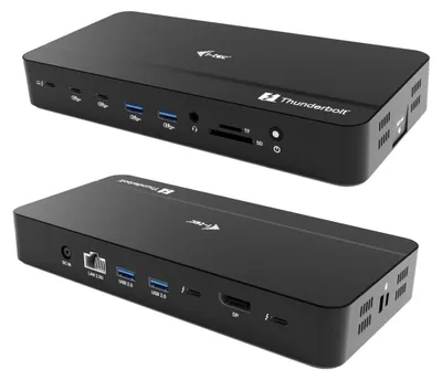 Image de i-tec TB5TRIPLEDOCKM2PDIT station d'accueil Avec fil Thunderbolt 5 Noir