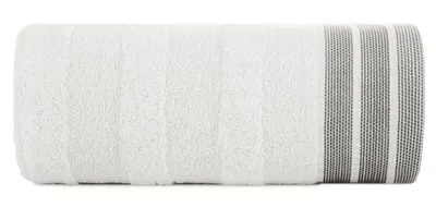 Zdjęcie produktu dla Ręcznik Pati 70x140 biały frotte w paski 500g/m2 Eurofirany