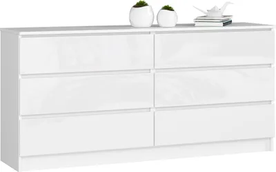 Obrázok produktu pre Komoda 160 cm so 6 zásuvkami, príborník, skriňa, výška 77 cm, hĺbka 40 cm