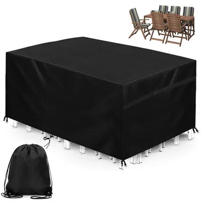 Produktbild von Gartenmöbel Abdeckung Wasserdicht 200x100x75cm 420D Oxford Winterfest UV-beständig