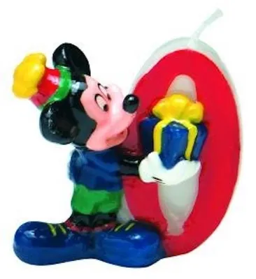 Produktbild von Micky Maus Kerze Zahl 0