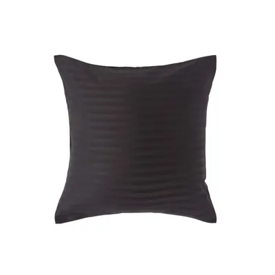 Produktbild von HOMESCAPES Kopfkissenbezug Fadendichte 330 Schwarz, 40 x 40 cm