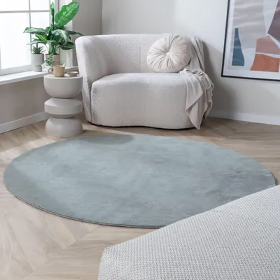 Zdjęcie produktu dla Volero - Dywan okrągły nadający się do prania - Vivid Zielony - Ø 160 cm