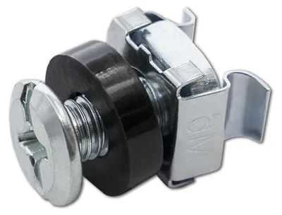 Immagine prodotto di Kit di montaggio Qoltec M16 per rack | 50 pezzi.