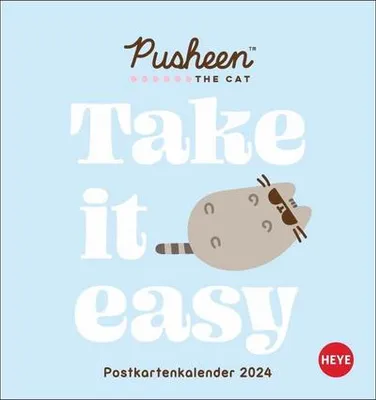 Produktbild von Pusheen Postkartenkalender 2024