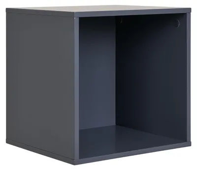Zdjęcie produktu dla Horne - Półka ścienna z ciemnoszarego MDF 34x30x34 cm