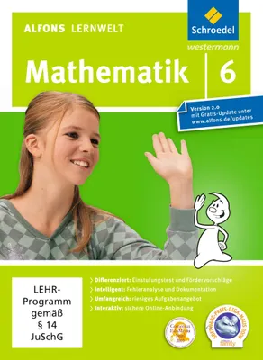 Produktbild von Alfons Lernwelt - Mathematik 6: Ausgabe 2009