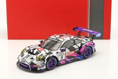Produktbild von Porsche 911 GT3 R #8 VLN 2 Nürburgring 2019 - 1:18 - IXO Models