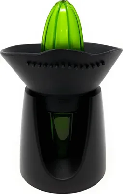 Obrázok produktu pre AdHoc Citrolime Citrus Squeezer, s úložným stojanom, lis na citrusy, 15 cm / 16,2 cm, akryl / silikón / plast, priehľadný zelený, ZP11