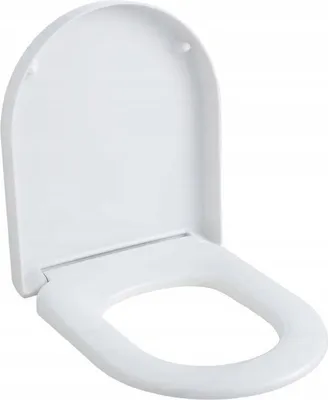 Produktbild von Ramm Toilettensitz kompatibel mit Roca Meridian Compacto , WC Sitz aus antibakteriellem Duroplast, Toilettendeckel mit Absenkautomatik Soft Close