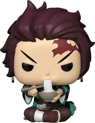 Produktbild von Demon Slayer POP! Animation Vinyl Figur Tanjiro w/Noodles 9 cm