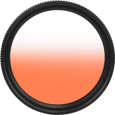 Produktbild von Junestar 40,5 mm Verlaufsfilter, mehrschichtige Beschichtung, wasserfest, Farbverlaufslinse für Canon-Kamera, Farbverlaufsorange