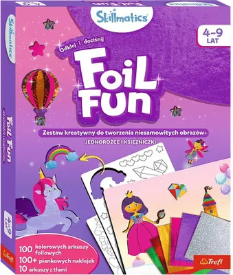 Produktbild von TREFL Skillmatics Kreativset, Folienspaß, Einhörner und Prinzessinnen 62602