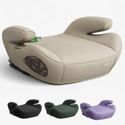 Produktbild von OWEN Sitzerhöhung Auto mit ISOFIX | Kindersitz mit Memory-Schaum & Wechselbezug | Für 15–36 kg (6–12 Jahre) | ECE R129  | ergonomisch & leicht