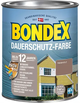 Produktbild von Bondex Dauerschutzfarbe 0,75 L treibholz